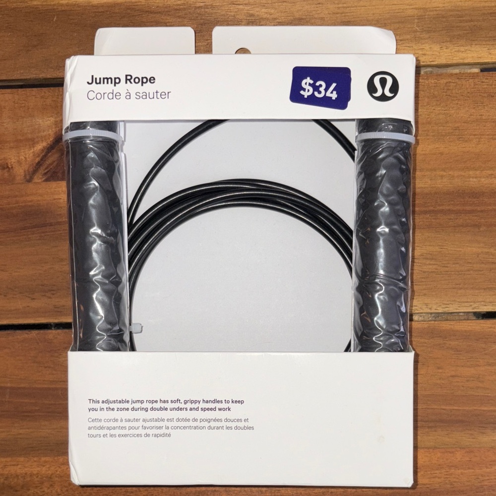 Lululemon Black Jump Rope